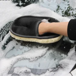 Advanced Microfiber Wool Soft Auto Car Washing Glove For Toyota Car Cleaning glove Motorcycle Washer Care Paint Wash Care tools