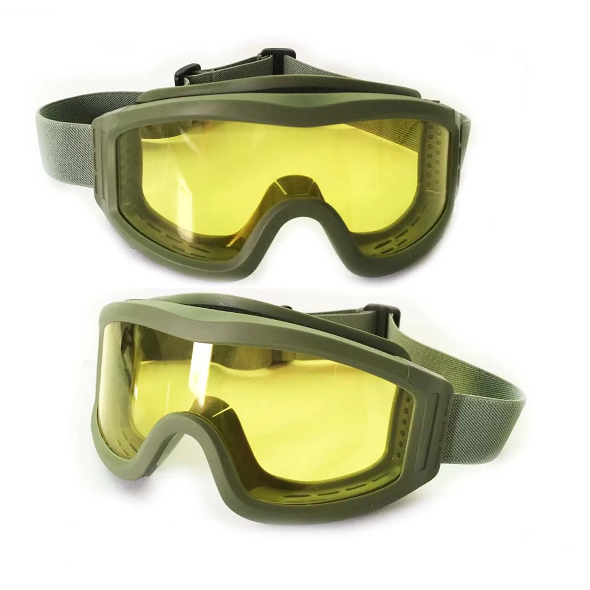 TPU frame anti-shock anti-ultraviolet bulletproof three lenses camouflage military protective glasses