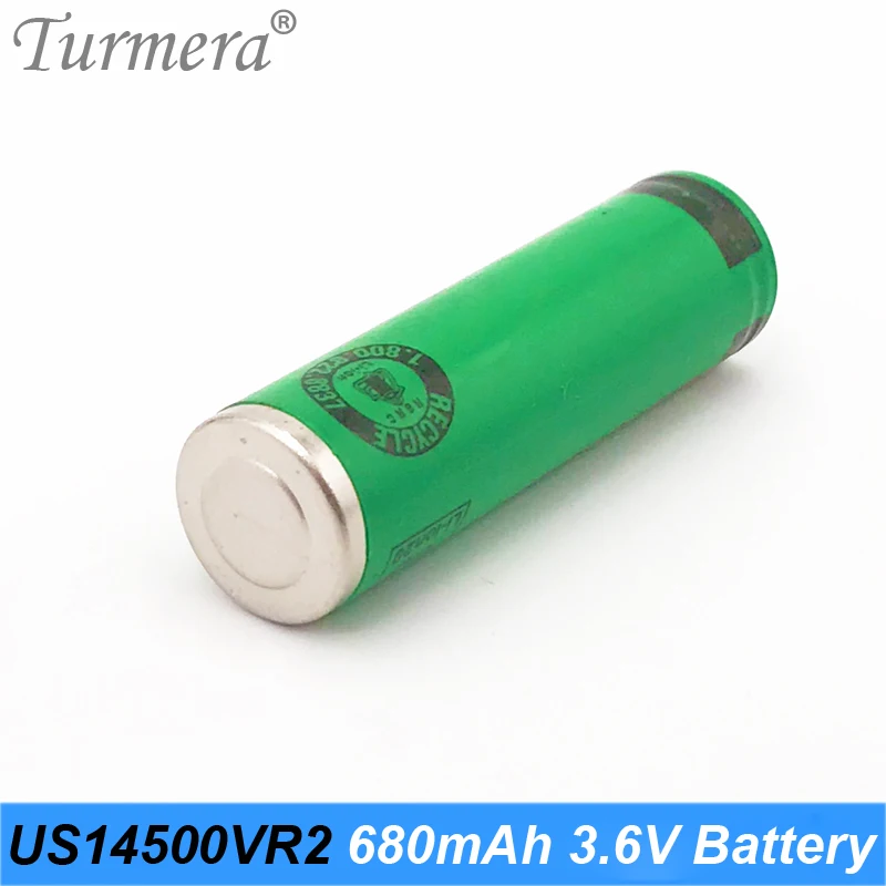US14500VR2 AA Batterie 14500 Batterie Taschenlampe 680mAh Größe für Sony Elektronische Zahnbürste für Turmera 14500 Batterie A15