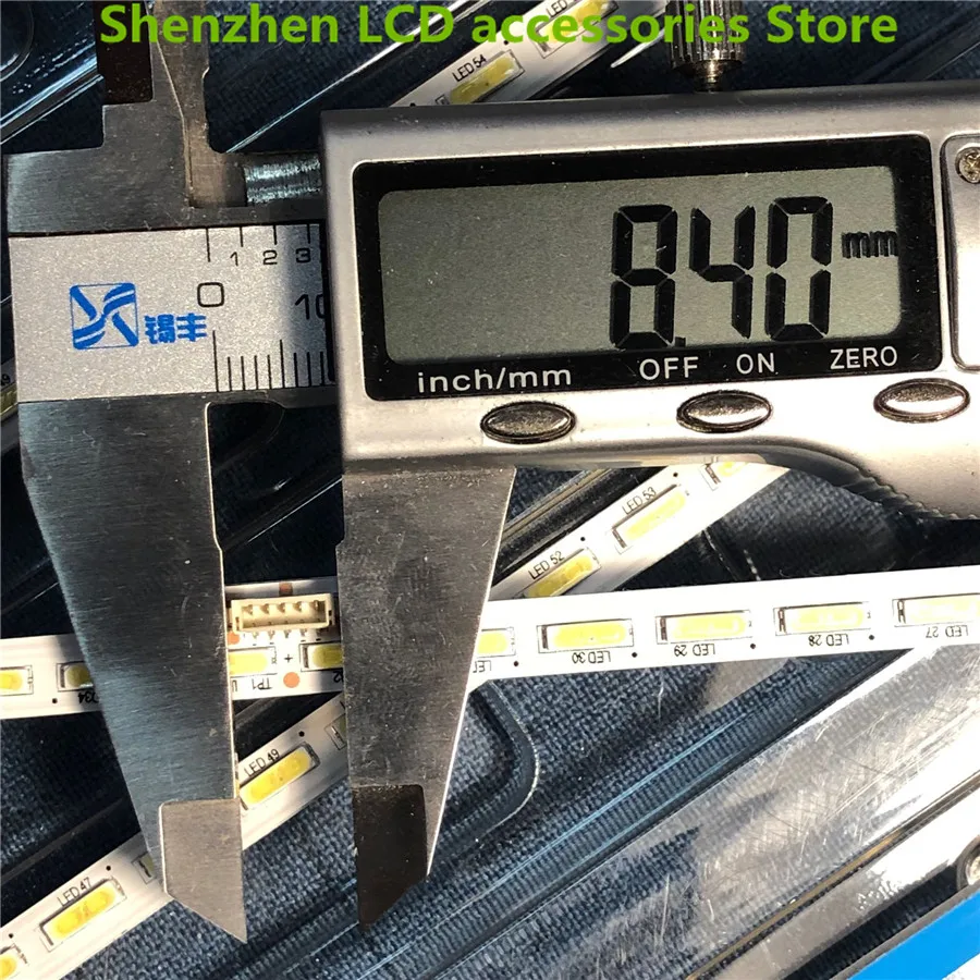 4PCS/lot   LED Strip 64led  YLS_HRN55_7020_REV2/V1.5 E162061 KD-55X8500D KD-55X8508C  596MM  6V  100%NEW