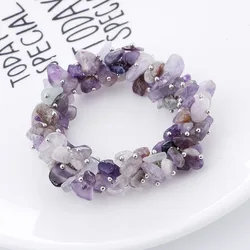 Fashion Korean Trade Hot Jewelry Natural Stone Bracelet Female Bracelet Multilayer Magnet Buckle Bracelet