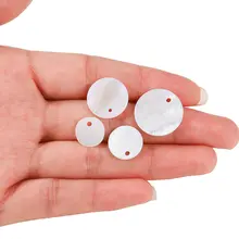 Natural mother pearl shell charms for jewelry DIY #4