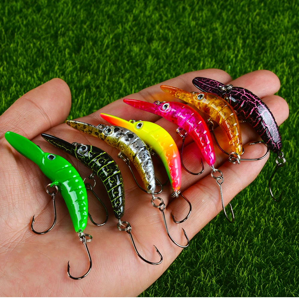 Wobblers Jerkbait 7 Colors 5cm 2.5g Hard Bait Small Minnow Crank Fishing lures Bass Fresh Salt Water Tackle Sinking Lure Mini