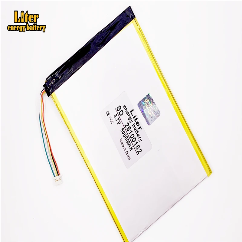 5 thread factory direct products tablet battery 25100152 3.7V 5000mah 10 -inch Tablet PC built-in battery