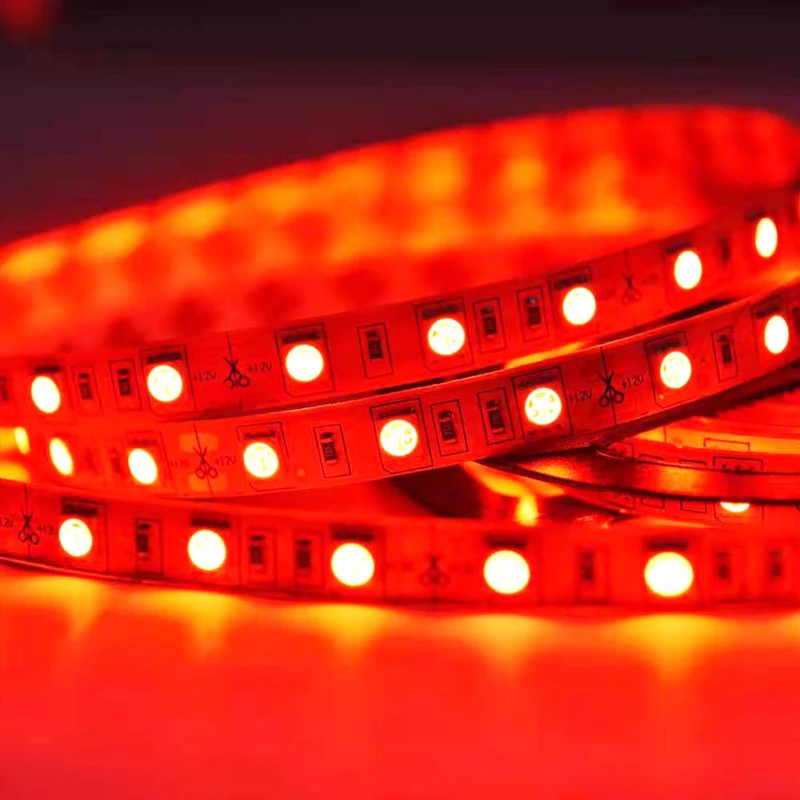 Waterproof 12V LED Strip Light 60 LED/m Warm White Flexible LED Strip Light 1m 2m 3m 4m 5m Replacement for 5050 RGB Black PCB