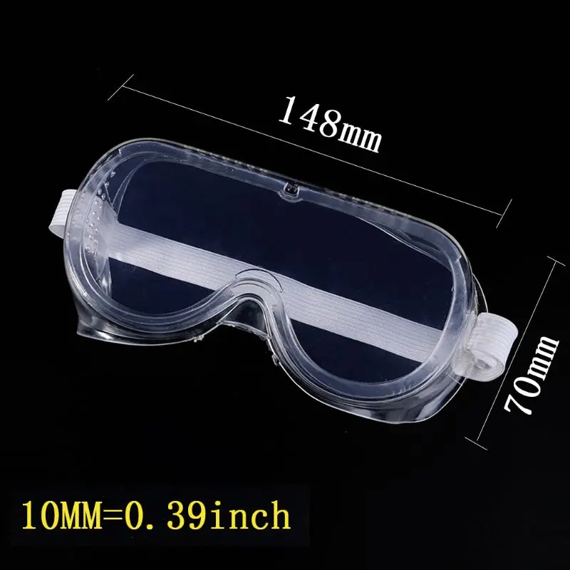 Safety Goggles Vented Glasses Eye Protection Protective Lab Anti Fog Dust Clear For Industrial Lab Work