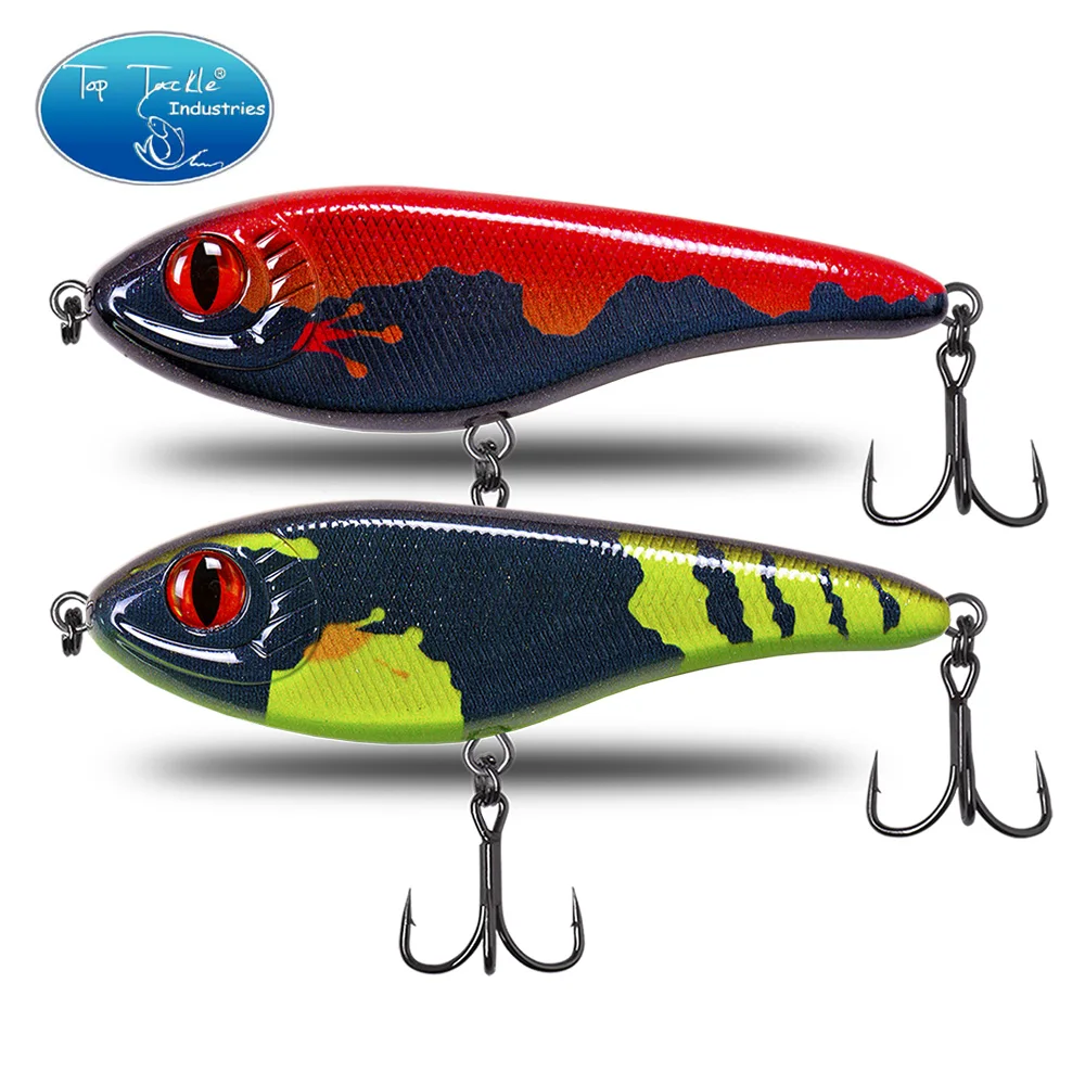 CF Lure 90mm/120mm/150mm (Color 1~24) Slow Sinking jerkbait musky pike slider Bass fishing lure Tackle