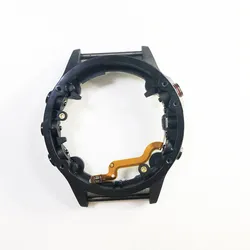 Marco medio sin goma impermeable para Garmin Fenix 5, Marco trasero con botones, reparación de piezas deportivas inteligentes