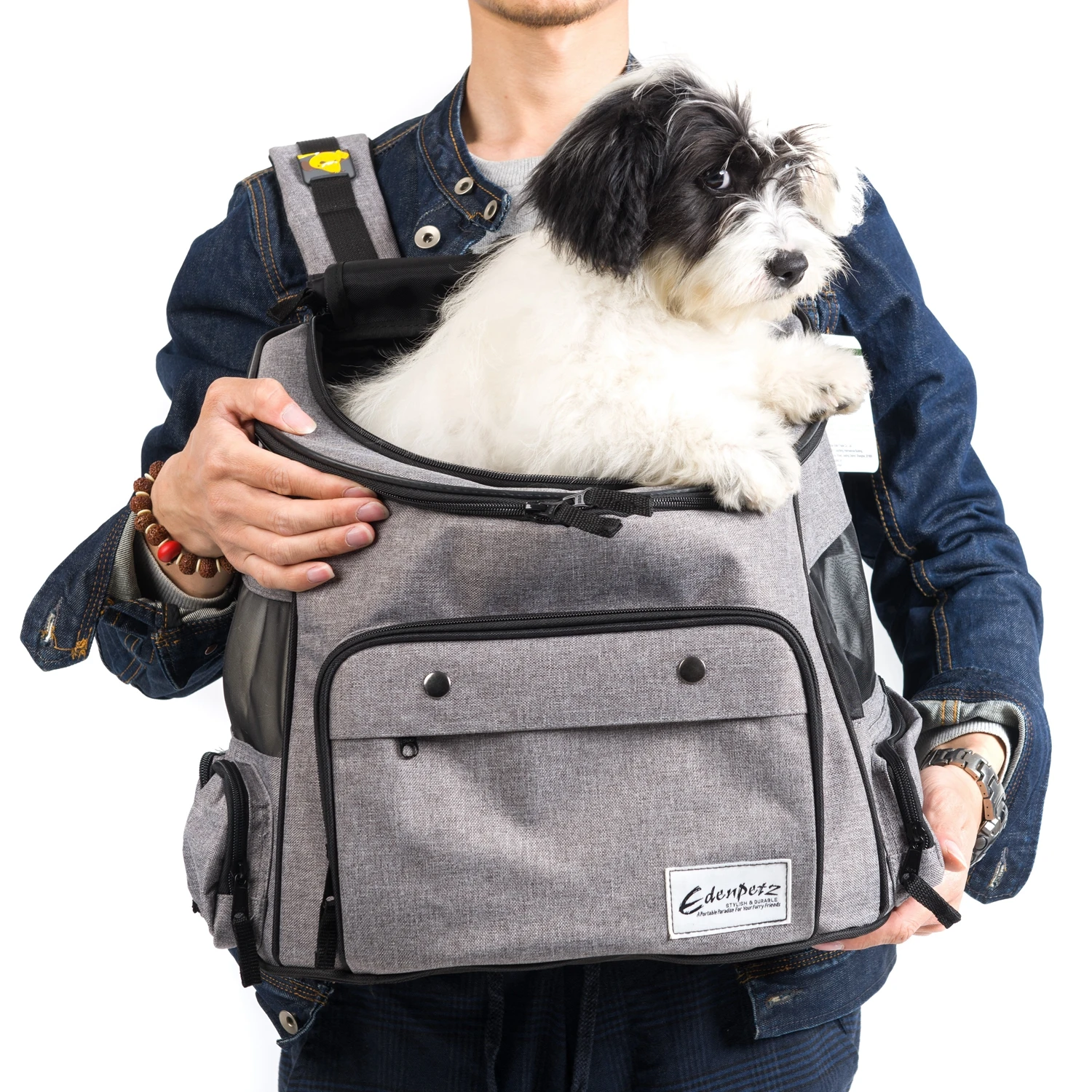 EDENPETZ Brand Pet Dog Cat Backpack Fashion Multi-Function Carry Bag Car Seat Bag Air Box Outdoor Double Shoulder Pet Carrier