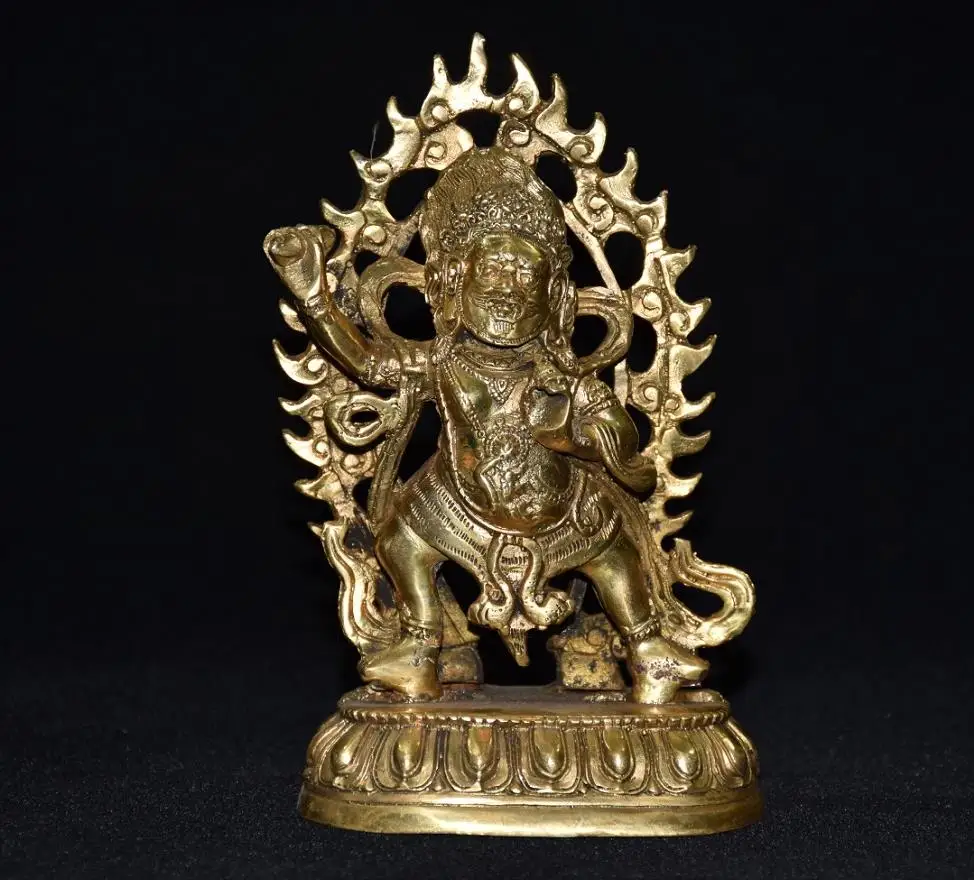 

Chinese Tibetan Brass Buddha Crafts Statue