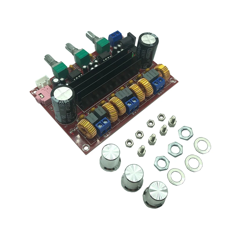 Новинка TPA3116 2,1 плата цифрового аудиоусилителя TPA3116D2 усилители динамиков сабвуфера DC12V-24V 2*50 Вт + 100 Вт