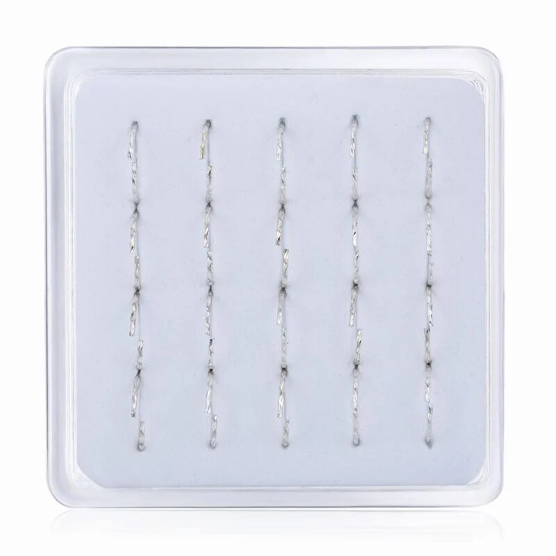 

20pcs New Arrival 10mm Fake small Nose Hoops Nose Ring Stud 925 sterling silver lip ring Septum Earring body Piercing Jewelry