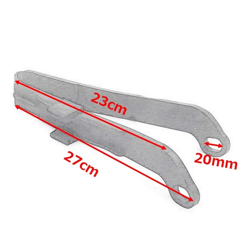 Plastic Guide Chain Glue Slider Chain Friction Cover Protection For Honda XR250 XR250R XR400 XR400R XR600R XR650L BAJA250