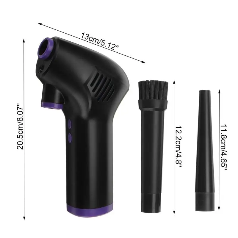 XMSJ-plumero de aire inalámbrico, soplador de aire comprimido de 45000 RPM, herramienta de limpieza para ordenador, portátil, teclado, electrónica, cámara