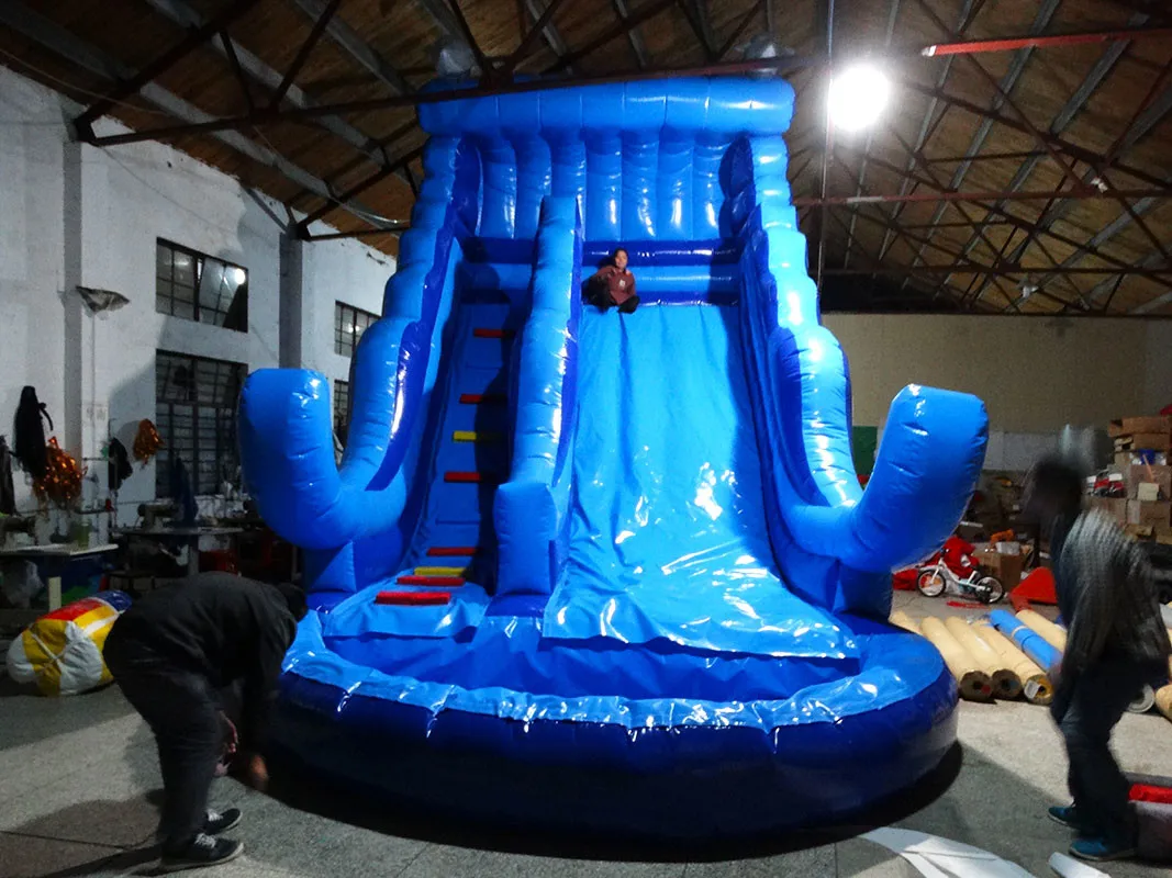 New design inflatable water slide game/Commercial Inflatable Pool Water Slide with Free CE blower Including home delivery costs