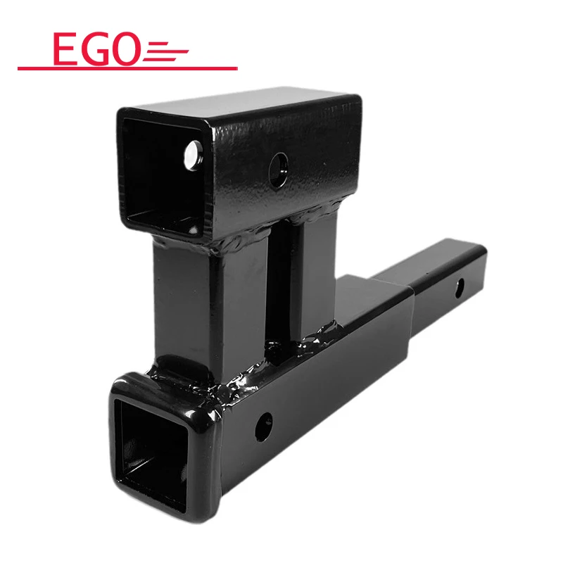 

2 Inch Dual Truck Trailer Hitch Receiver Rise Drop Adapter Extender Double Extension RV Parts Van Camper Accessories Caravan Dua