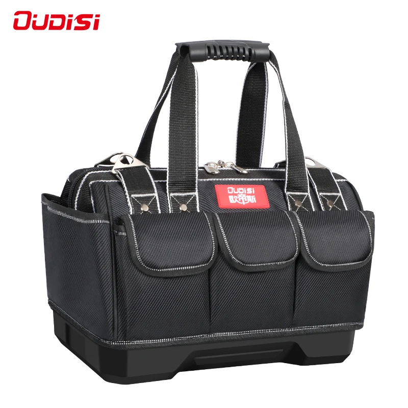 OUDISI 2021 Upgrade Tool Bag 13/16/18/20 in Electrician Bag 1680D Oxford Waterproof Wear-Resistant Strong Tool Storage Toolkit