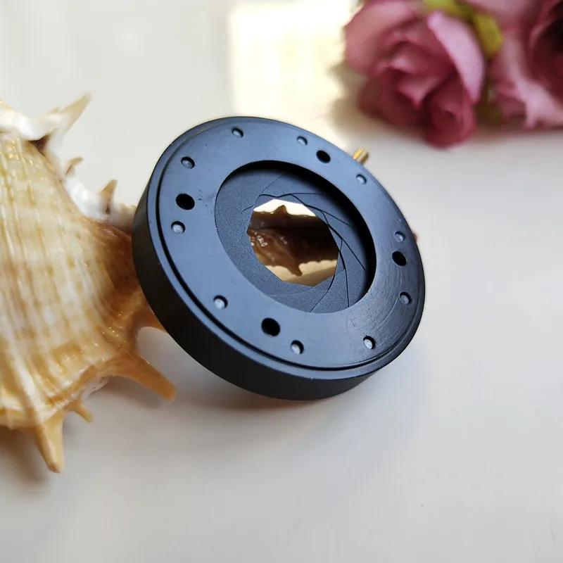 20 peças 1.5-18.7mm amplificação zoom óptico íris diafragma abertura condensador 10 lâminas para adaptador de microscópio de câmera digital