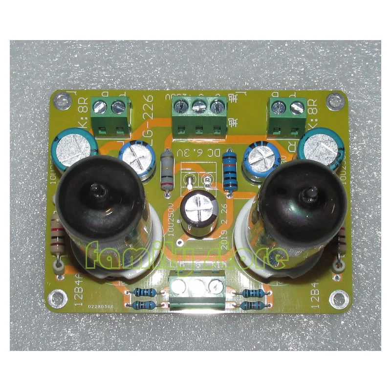 Beautiful tone  classic 12B4A single-ended Class A output 1.5W+1.5W amplifier board, dual-channel, used for audio equipment