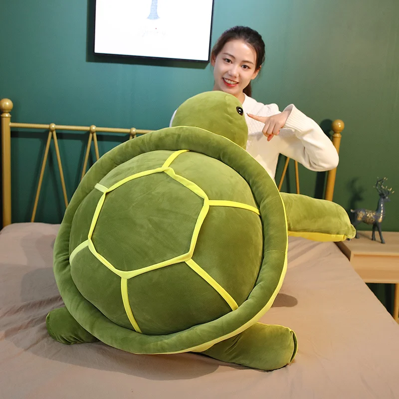 35cm Cute Tortoise Plush Toy Stuffed Soft Animal Sea Turtle Pillow Cushion Home Decor  Birthday Gift