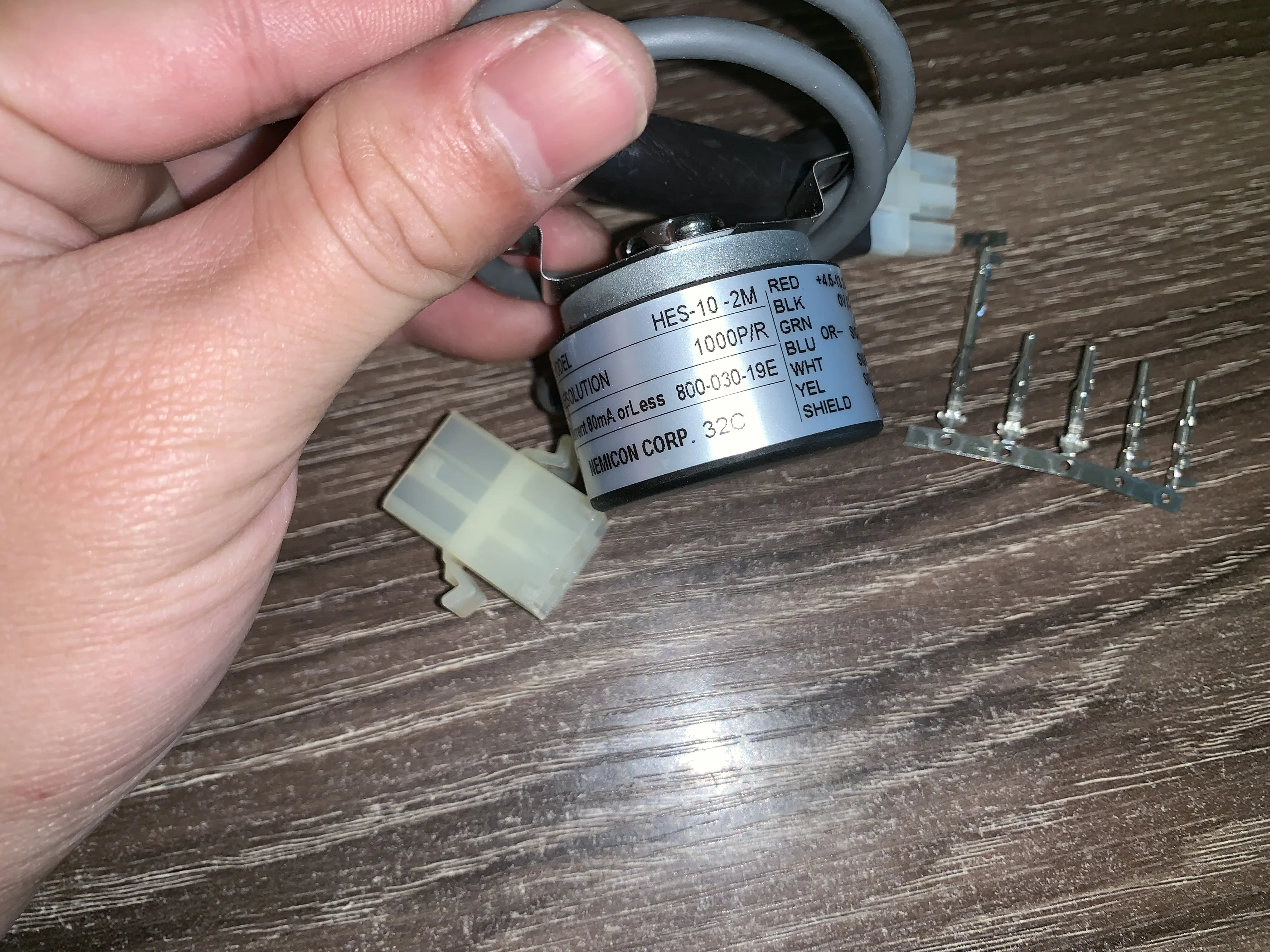 New original NE MI CON within  control  incremental photoelectric encoder pulse HES-10-2M  +4.5-13.2V