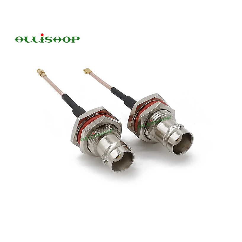 BNC Female Jack Bulkhead to IPX U.FL Female RF Coaxial Connector RG178 Cable Pigtail Adapter 5-50cm