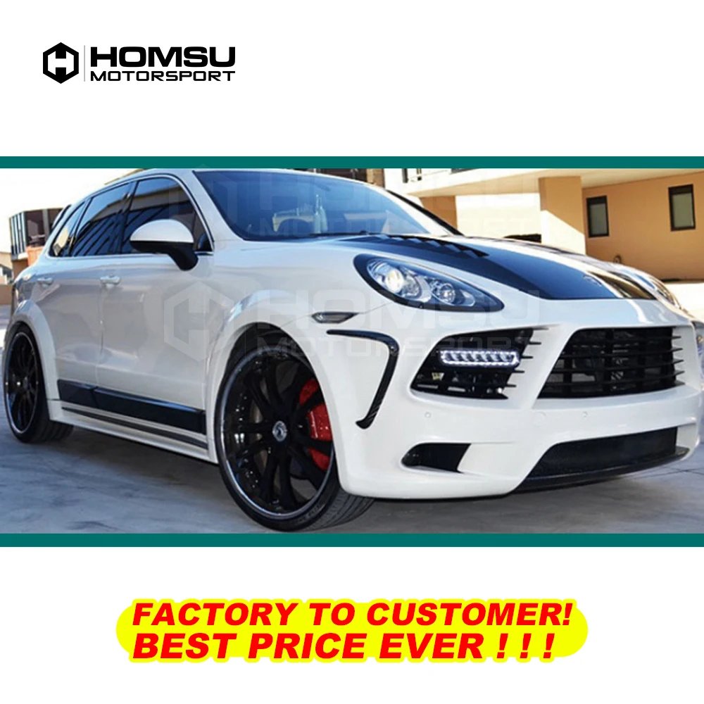 Hiqh quality M style Body kits front bumper Rear bumper for Porsche Cayenne 957 body kit for Cayenne 958 2011-2014 Year