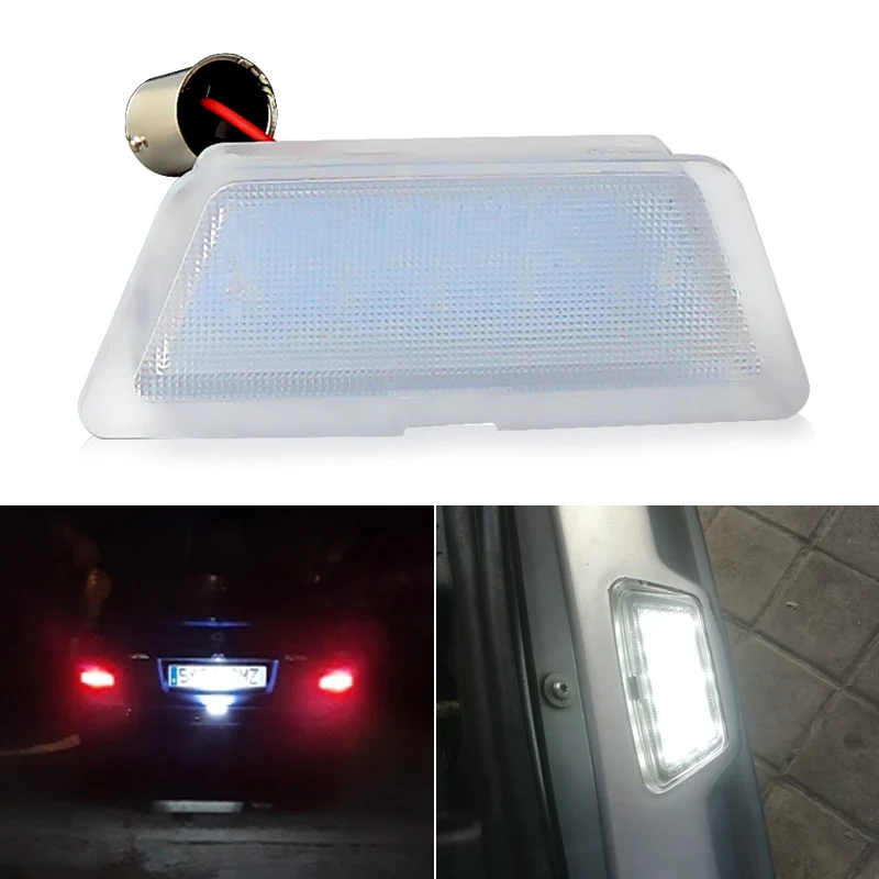 1pc LED License Number Plate Light Lamp For Opel Astra G MK4 Saloon 1998-2004 1999 2000 2001 2002