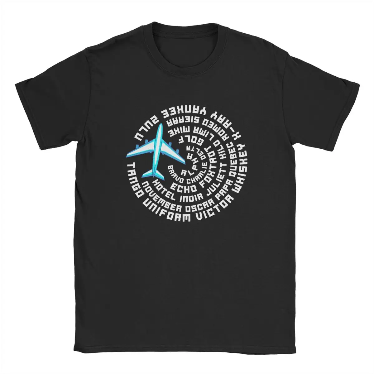 音標文字飛行機パイロットtシャツフライング航空クール綿100% tシャツoネックtシャツ誕生日ギフト服