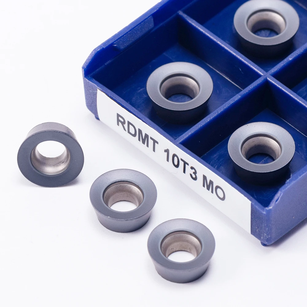 RDMT10T3 MO LINN inserti in lega di metallo duro per lavorazione dell'acciaio utensile per tornitura di metalli RDMT 10T3 MO LINN lama in lega dura 10 pezzi
