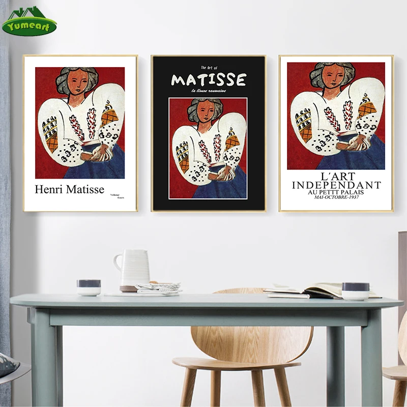 French Henri Matisse Vogue Posters And Prints Abstract Colorful Wall Art Canvas Painting Pictures For Living Room Home Decor