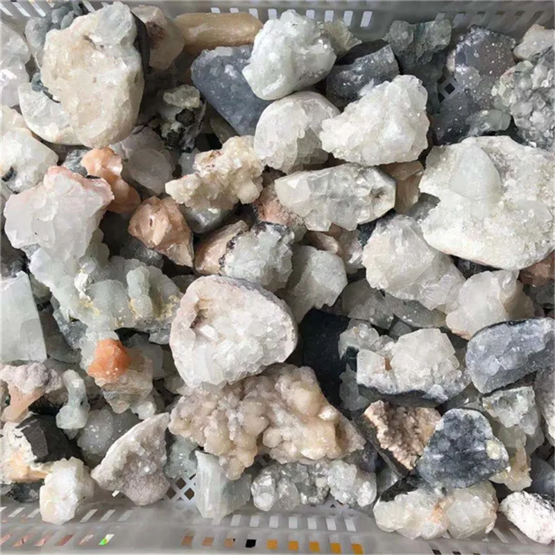 Natural Apophyllite Cluster Healing Stones Carved Gemstone For Decoration