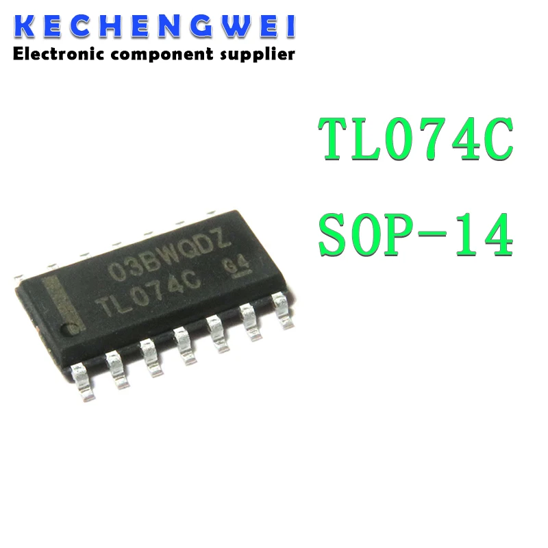 10PCS TL074CDT SOP14 TL074 SOP TL074C SMD 074C TL074CDR SOP-14 new and original IC