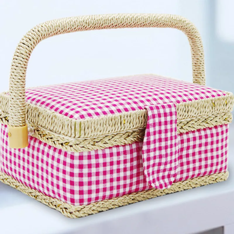 Modern creative fashion sewing tools, sewing basket, fabric, household sewing box storage box and sewing accessories LB100803