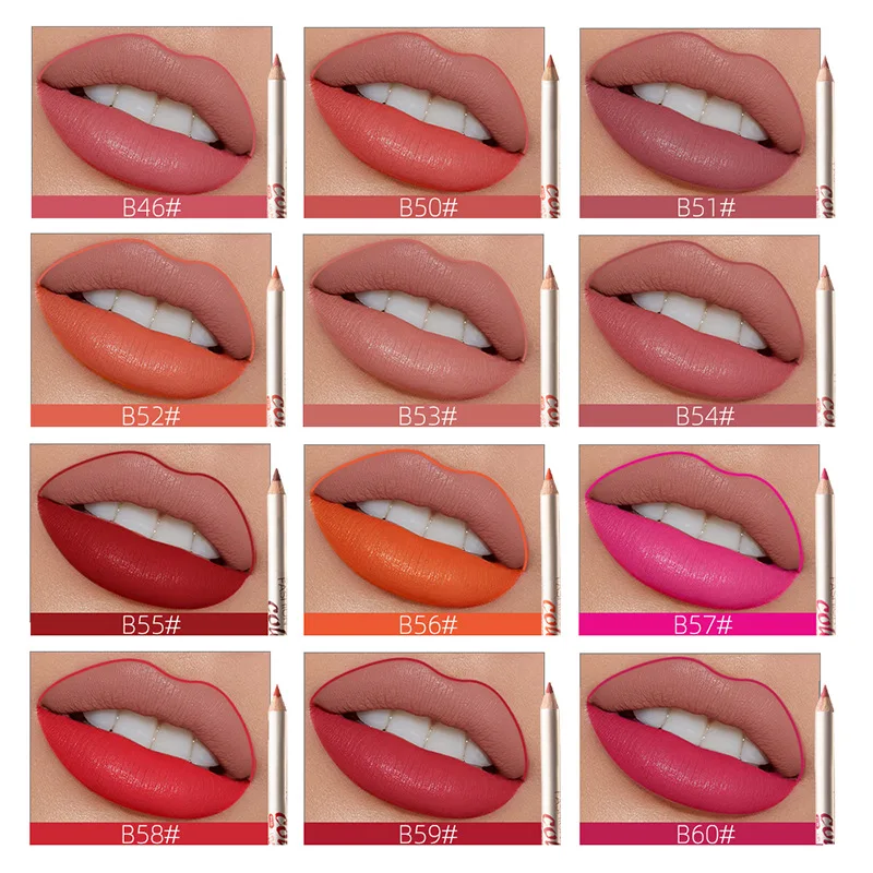 Bán Chạy Menow 12 Màu Kẻ P130 Mờ Gỗ Chống Thấm Nước Bền Color Lipliner Trang Điểm Hàng Mỹ Phẩm Tặng Cho Nữ