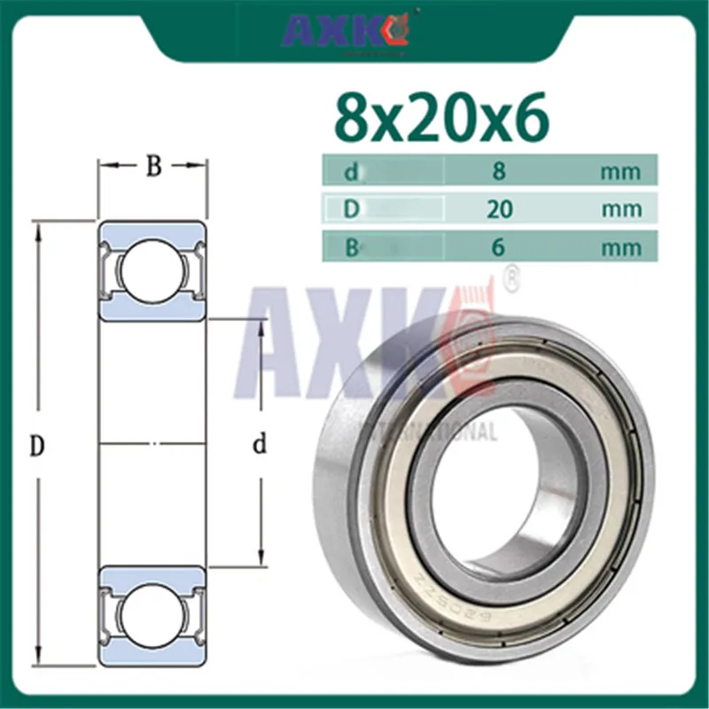 1 PC Non-standard deep groove ball bearings 6x30x10 8x20x6 8x22x7 8x22x11 8x23x14 8x26x8 8x30x7 8x32x10 10x20x6