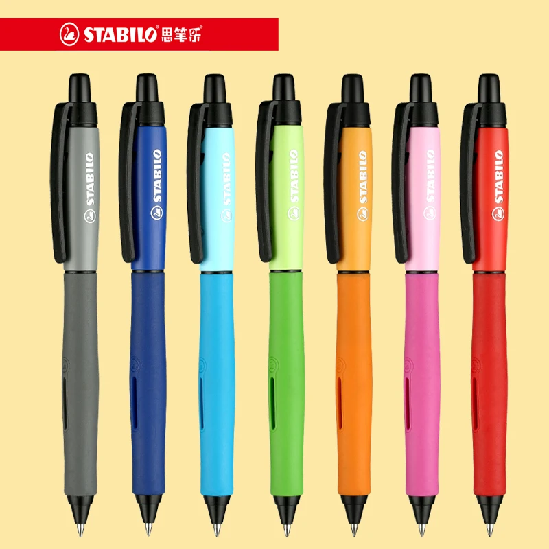 1pcs Stabilo Gel Pen 268 Large Capacity Student Black Writing Exam Special Pen Pressing Pen 0.5mm