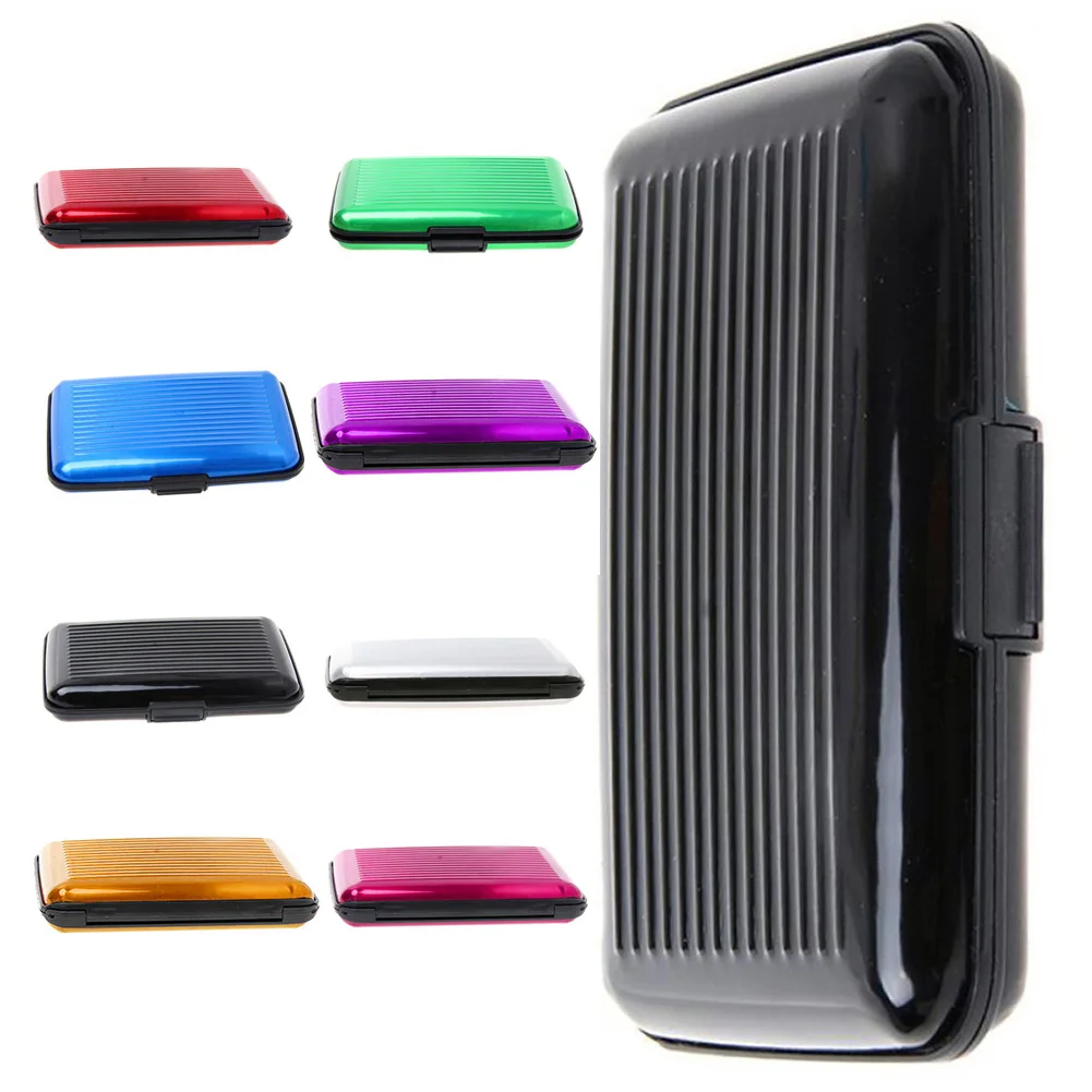 HOT Wallet Business ID Credit Card Case Holder Anti RFID Scanning Card Holders for Men Women NDS