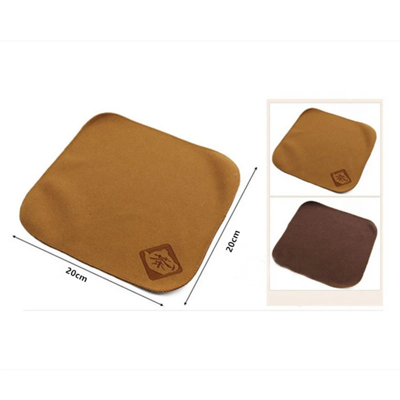 YOMDID 2pcs Super Absorbent Tea Napkin Thicken Tea Cloth Practical Cotton Tea Towel Eco-friendly Tea Ceremony Accessories Cloth