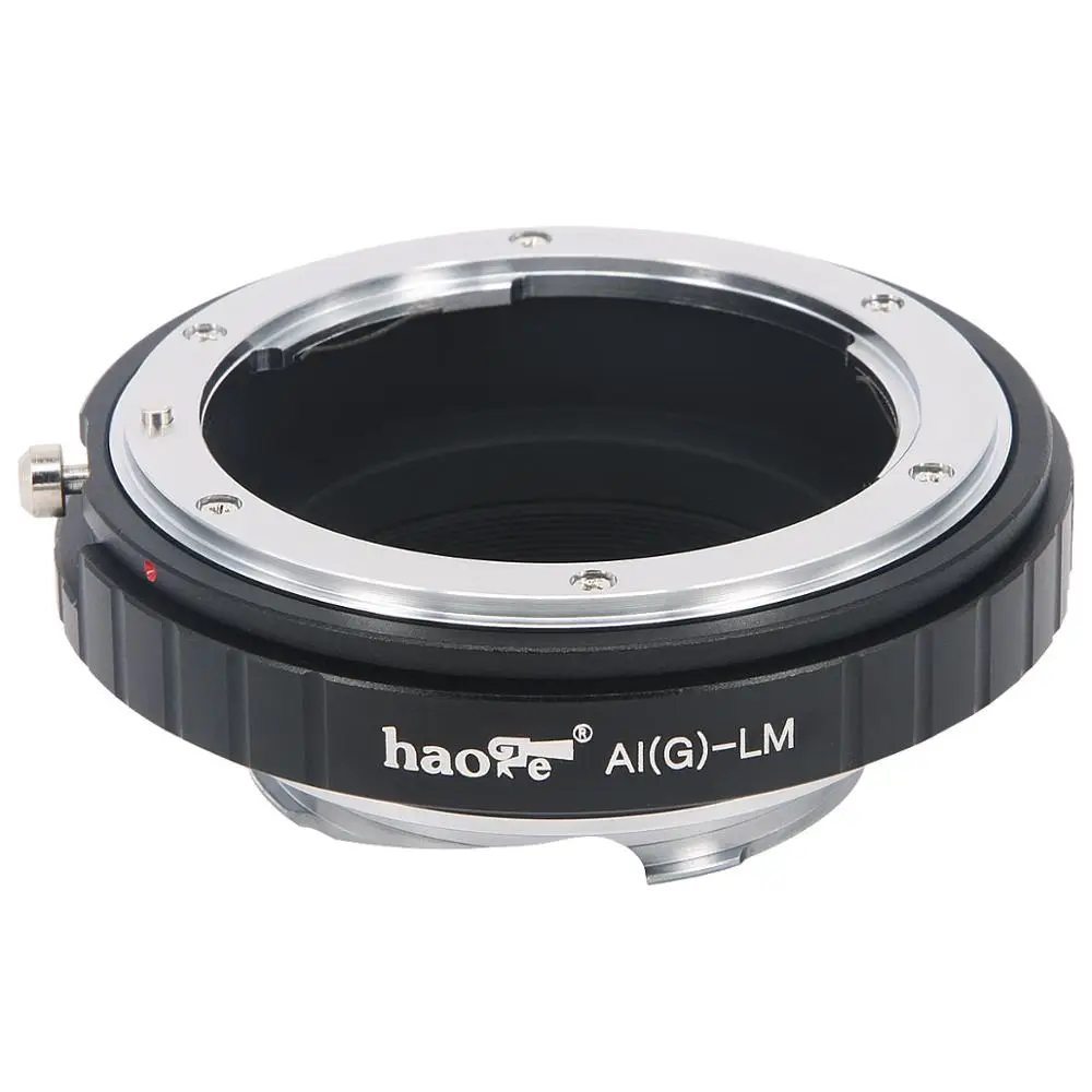 Haoge Lens Mount Adapter for Nikon Nikkor AI / AIS / G / D Lens to Leica M-mount Camera