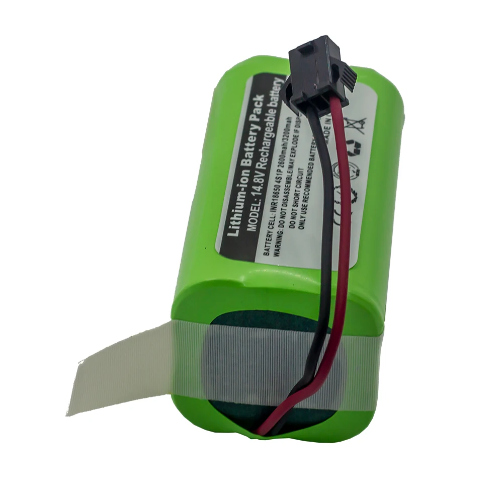 NEW/14.8V 2600mah 3200Mah Lithium Battery For ILIFE A4 A4s V7 A6 V7s Plus Robot Vacuum Cleaner ILife 4S1P Full Capacity  Li-Ion