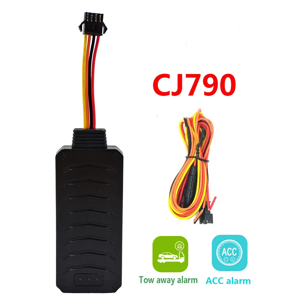 3G 4G GPS Tracker Car Motorcycle SOS Voice Monitor ACC status Tow away Power off SMS alarm shock move call Cut oil Locator CJ790