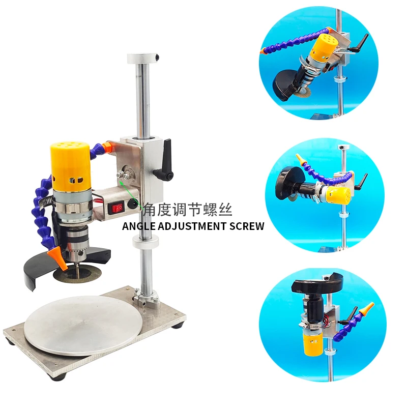 Wein flasche schneiden werkzeug blume topf perforieren diamant kleine multifunktionale elektrische keramik glas bench grinder