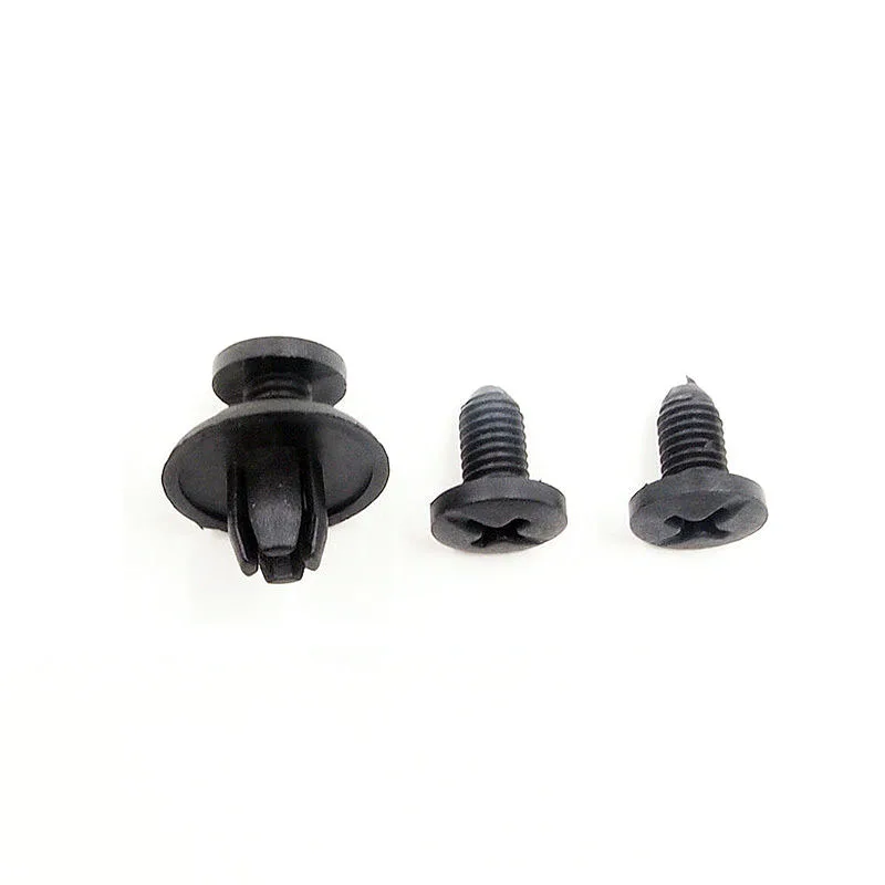 8mm Auto Fasteners Rivets Clips Retainer Black Universal Car Bumper Fender  for Mitsubishi Honda Nissan Car Accessories