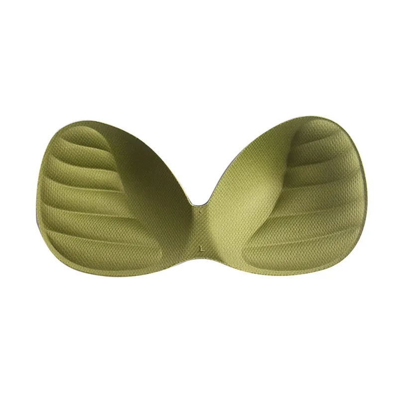 1Pair New Arrival Body-fitted Design Women Swimsuit Sponge Pad Insert Breast Bra Pad Push Up Padded Inserts Chest Invisible Pad