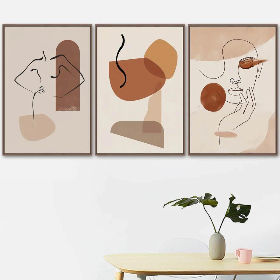 

Abstract Line Body Art Geometric Lady Hand Wall Art Canvas Painting Nordic Posters And Print Wall Pictures For Living Room Decor