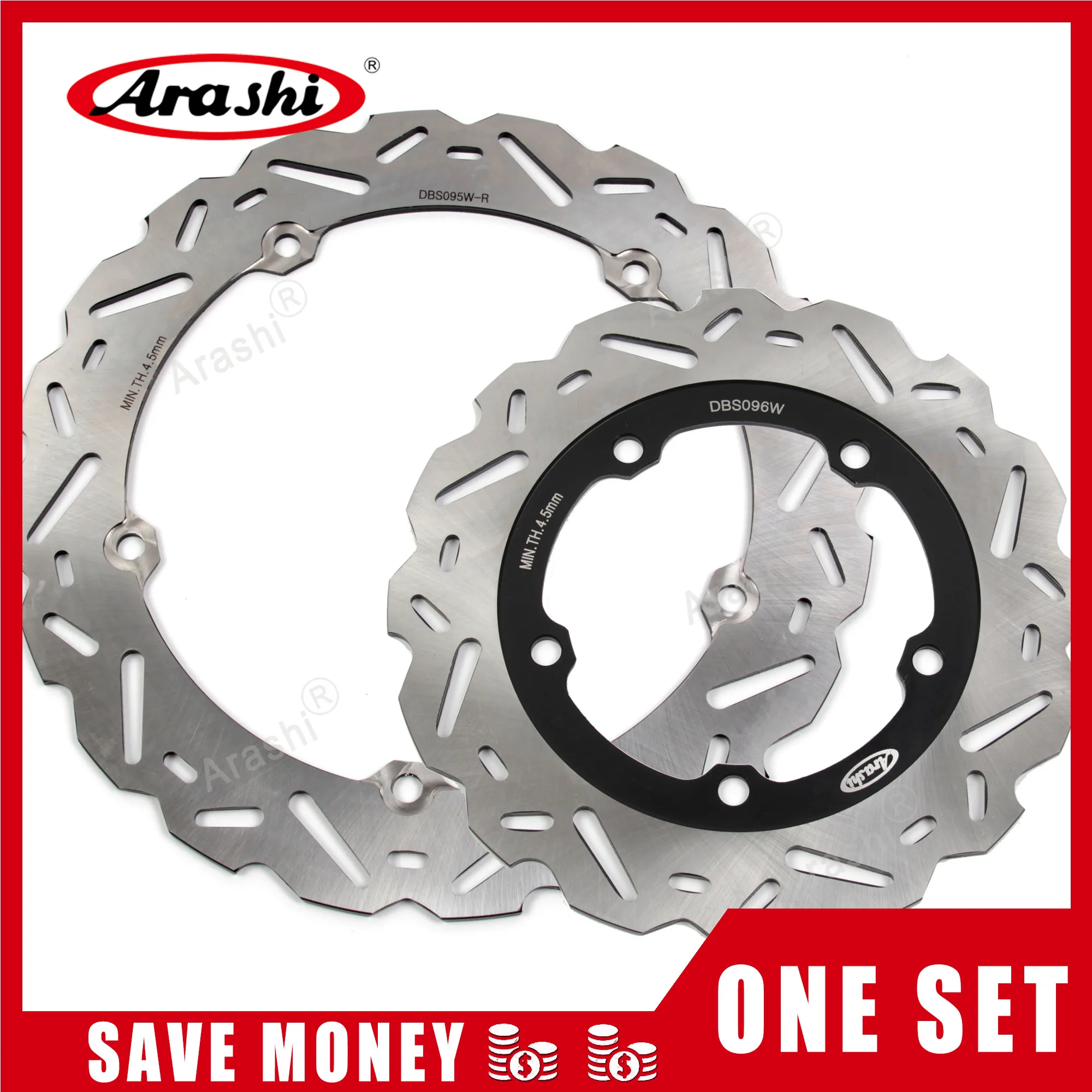 

Arashi 1 Set For HONDA NC X 750 2014 2015 2016 2017 2018 NCX 750 NCX750 Front Rear Brake Disc Rotors CNC Motorcycle Aluminum