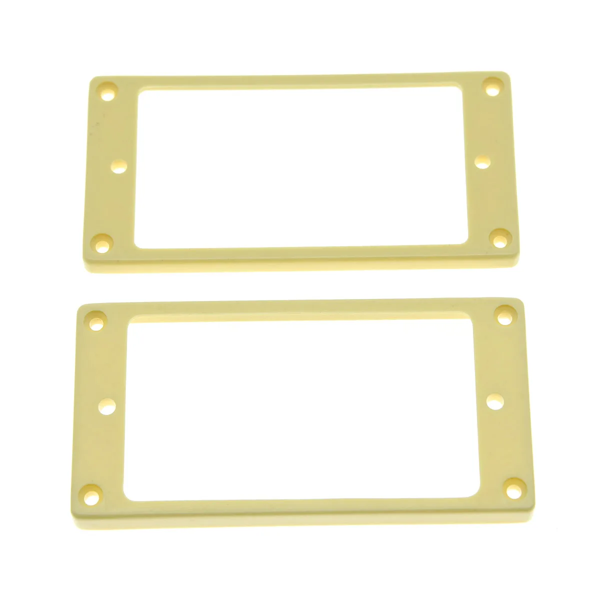 Cream Humbucker Flat Base Pickup Ring Mounting Rings for Les Paul Replacement Guitar Pickup Frame Cover