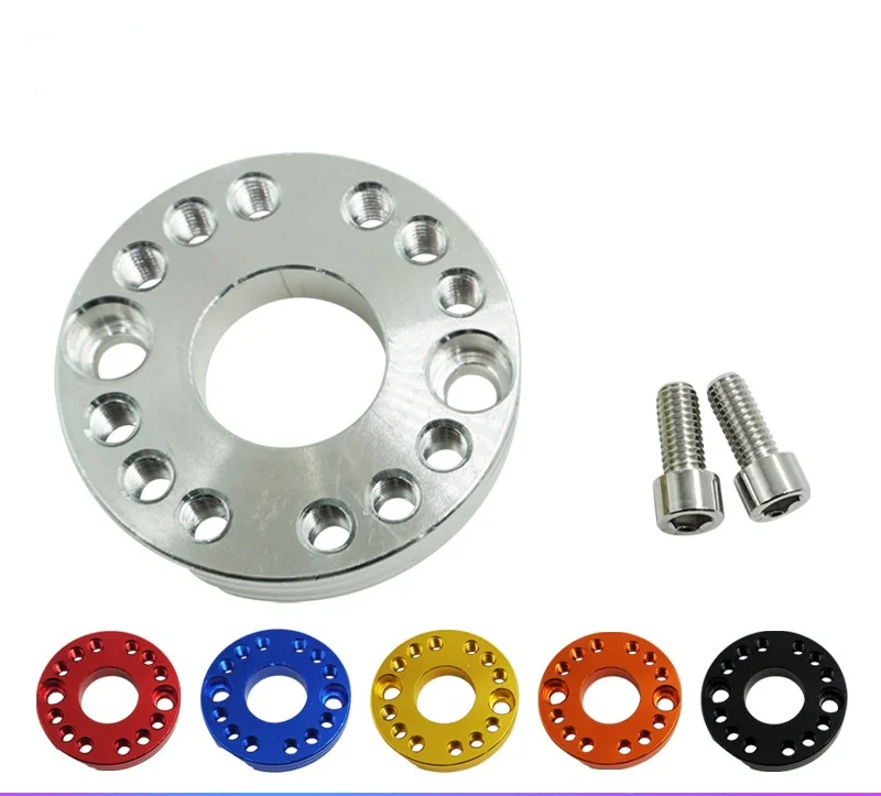 Universal CNC Alloy Carburetor Spinner Plate Adaptor Inlet Manifold For Pit Dirt Bike Scooter Mope Motorcycle Carb Adapter Plate