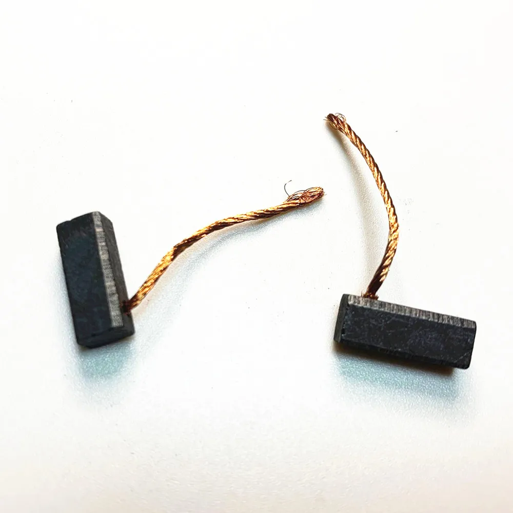 10psc Copper-Containing Carbon Brushes for Automobiles and Small Electri  Hardware 5X6X15mm